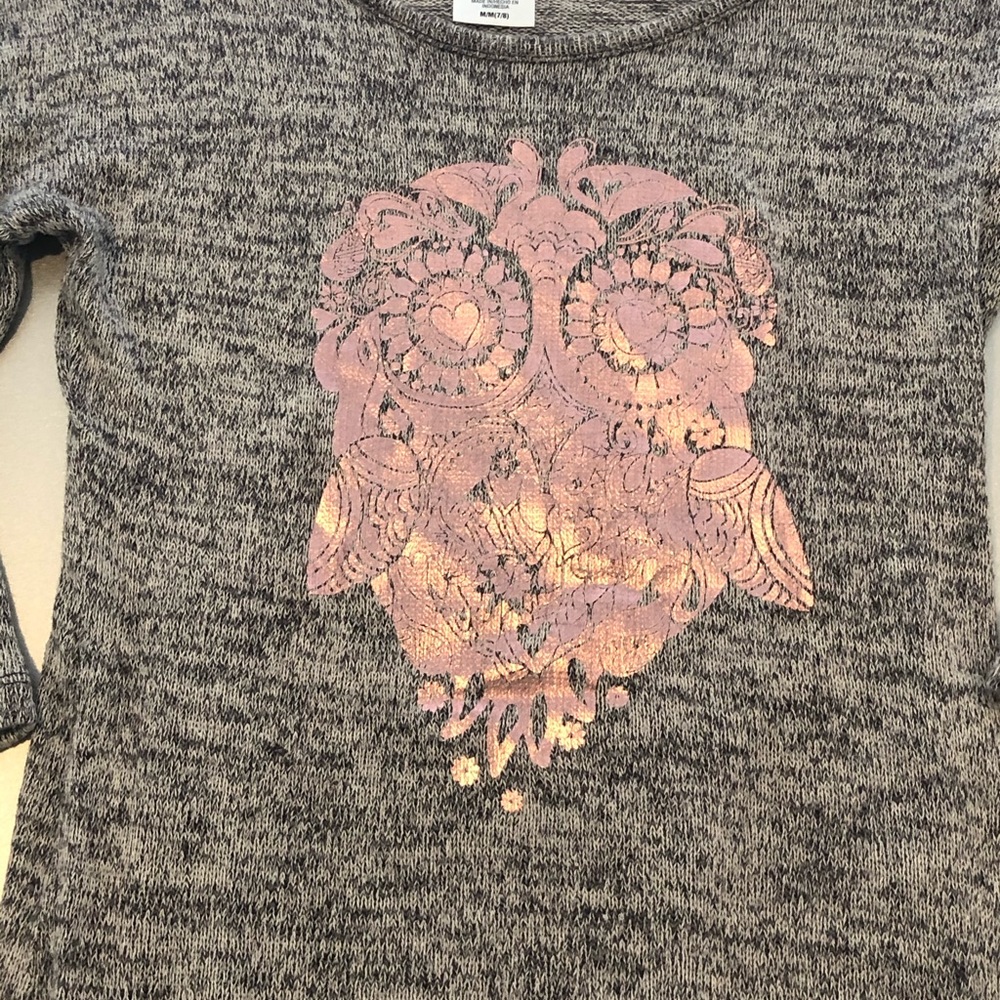 Girls owl shirt